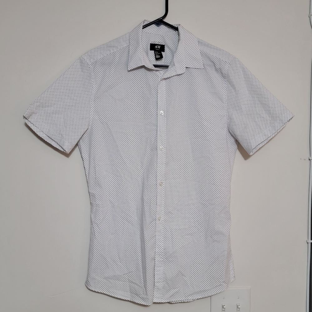 H&M Slim Fit Short sleeve button down